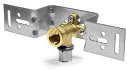 Sanpro Pressfitting Einzel Wandscheibe + Montageplatte abgewinkelt, Größe 16x2 - Stichmaß einzel (montageplatten wandwinkel wandscheibe abgewinkelt dvgw STECKFIT THPRESS)