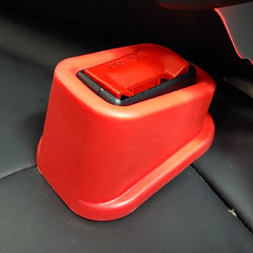 Supporto per Cintura di Sicurezza per Auto Universale Rialzo per Fibbia della Cintura di Sicurezza Car Seat Belt Holder in Silicone Spesso Accessori Automobile