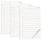 Nachfüllpapier A5 Nachfüllbar 3 Pack Notizpapier 6 Löcher Aufgabenliste Nachfüllpapier 135 Blatt Refill Paper Nachfülleinlagen für Agenden Planer Tagebücher Tägliches Tagebuch