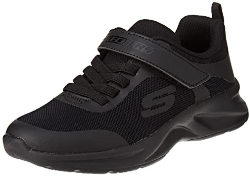 Skechers Infinite Heart Lights Casual Shoes, Black Mesh/Black Trim, 9.5 UK