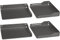 PEKA 300.0692.43 anthrazit Einhängetablar für Eckschrank-Schwenkauszug Libell Magic Corner Standard, KB 450mm Stahl, TB 450 mm