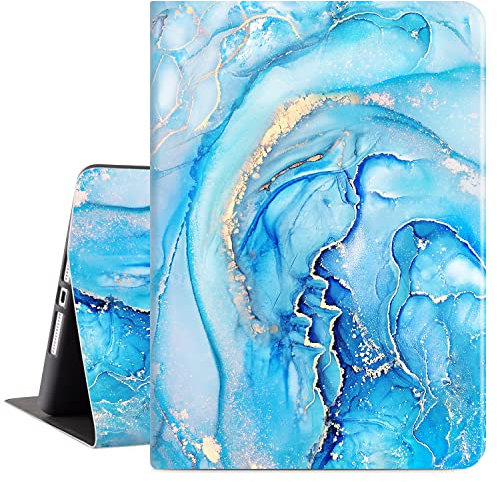 Vimorco Custodia per iPad 10.2 2019/2020/2021, per iPad 7a/8a/9a generazione, cover protettive in pelle di alta qualità, spegnimento automatico/sveglia, supporto multi-angolo in pelle per iPad 7, 8, 9