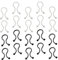 WOONEKY Cable Fasteners 60pcs Mini Cable Winders Automatic Cord Winder for Power Cord Expandable Wire Organizing