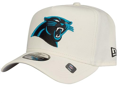 New Era 9Forty A-Frame Cap - Carolina Panthers Chrome White
