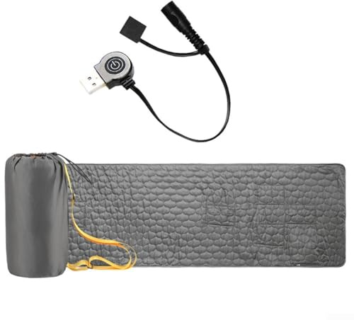 Beheizte Isomatte, genießen Sie verbesserten Komfort und Wärme mit unserer 5-Zonen-USB-beheizten Isomatte, ideal für Outdoor-Aktivitäten