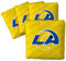YouTheFan Unisex-Erwachsene Yellow Cornhole Bags – 4 Stück, Los Angeles Rams – Gelb, Einheitsgröße