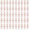 50 Stück Noten-Büroklammern Metall, Büroklammer-Lesezeichen in Form einer Musiknote Büroklammern in Roségold, Büroklammern Papier Clips, Schreibwaren Klammern für Büro, Schule, Hochzeit