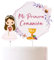 BETESSIN 2pcs Decoración de Tarta Mi Primera Comunión Adorno de Tarta Papel Cake Topper Decoración Pasteles Tartas Cupcakes Decoración Fiesta Comunión de Niña