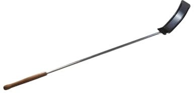 Generico PALA CURVA REMO TIRA CARBONI BRACE CENERE LEGNA FORNO PIZZA ACCIAIO