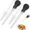 4 Pcs Turkey Baster Large, Meat Injector Syringe, Baster for Cooking Food Syringe Meat Injector for BBQ Grill Baking Kitchen Cooking