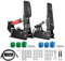 SIMSONN Plus X Sim Racing Pedale PC Racing Simulator Drucksensor Lastzelle HE Hydraulikpedale Unterstützung für haptische Pedale Reactor Schwarz（Black P2-H2）