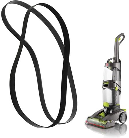 Yuiturt 2 Pcs Carpet Cleaning Machine Belt, 440005536 Flat Drive Belt, Vacuum Cleaners Flat Belt Replacement, Fits for Vax Hoover Dual Power Max Carpet Cleaners W86-DD-B ECB1TNV1 VRS801, Easy Install