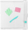 QWORK® coupe-papier et planche pliante, 35 x 36 cm coupe-papier avec fonction pliage, pour scrapbooking et cartes