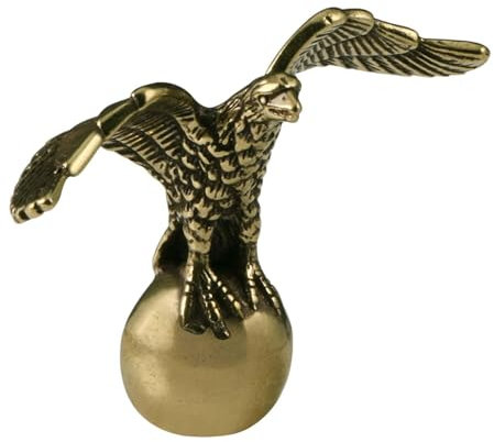 KESOTO Kleine Adlerstatue, Bastelfigur, antik, für Schrank, Studio, Bücherregal, Tischdekoration