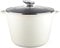 Royal Swiss® Marmite induction - Poêle induction avec Poignées amovibles - Ø 28 cm / 10,5 litres - Casseroles à soupe avec couvercle - Pan tous feux - Revêtement antiadhésif - Beige