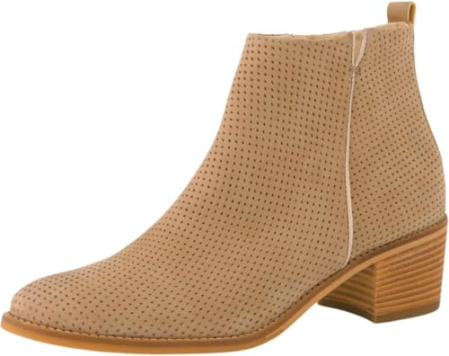 Paul Green Damen - Stiefeletten 8204-017 in beige Rauleder
