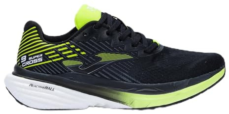 Joma Zapatillas Running, 40-46, Amortiguación Reactiva y Estabilidad - Negro