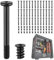 QWORK® 80 PCS Computer Case Fan Carbon Steel Screws Kit, Universal PC Fan Radiator Self-Tapping Screws, for PC Case Fan Mounting