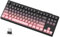 ATTACK SHARK X FREEWOLF M87 80% Wireless Gaming Keyboard, 87 Keys TKL Rainbow Backlit Mechanical Feeling SA PBT Membrane Keyboard BT/2.4Ghz Connect with 4000mAH Battery for Mac/Win - Pink Gradient