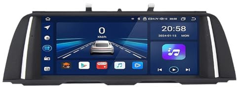 Android IPS Touchscreen Autoradio für BMW 5 Series F10 F11 2013-2017 NBT integriertes Carplay Android Auto DSP Mirror Link FM AM DVR RDS DAB GPS Navi HiFi BT 5.0 Lenkradsteuerung Rückfahrkamera (680 8
