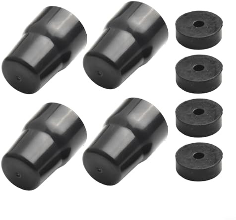 EffiFish 2PCS 4PCS Radiator Valve Cap Replacement ， Black ABS Plastic Heating Pipe Cover Easy Install 25Mm Diameter(4PCS)