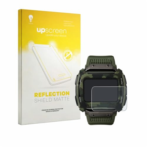 upscreen Entspiegelungs-Schutzfolie für Timex Command Shock Displayschutz-Folie Matt [Anti-Reflex, Anti-Fingerprint]
