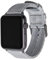 Archer Watch Straps - Uhrenarmbänder aus Nylon-Sitzgurtmaterial für Apple Watch (Grau/Space Grau, 44/45/46/49mm)