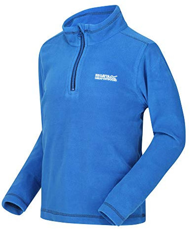Regatta Hot Shot II Half Zip Outdoor, pile Bambini, OxfdBlu/Navy, 13 Years