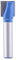 Meccion Industrial Bottom Cleaning Dado Router Bit 8mm Shank 12mm Diameter 13.3mm Blade Length Carbide Engraving Bit Professional Woodworking Cutter Tools