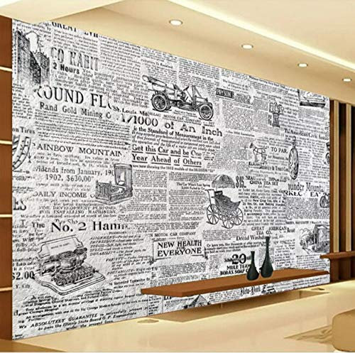 Tapete Kinderzimmer Fototapete Schwarzweiss-Zeitung Tapeten Vliestapete Modern Schlafzimmer Wandtapete Bildtapete Wand Dekoration