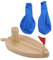 Holzboot Badespielzeug, Ballon Angetrieben Holzboot Spielzeug Wasser Spielen Schwimmen Spielzeug Für Baby Kinder Boote Badewanne Kinder