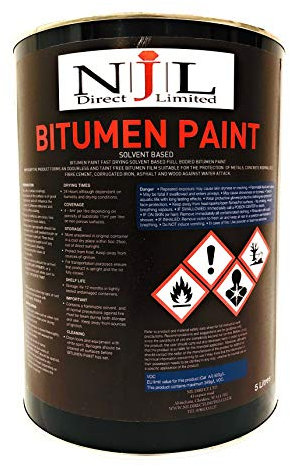 Njl Direct black Bitumen Paint 5 Litre