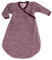 Lilano, Baby Wickelsack Flausch, 100% Wolle (kbT) (74-80, Beere/Natur)