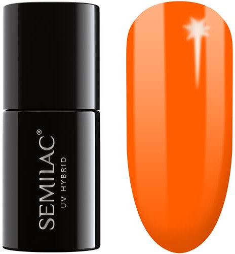 Semilac UV Nagellack Hybrid 566 Neon Orange 7ml