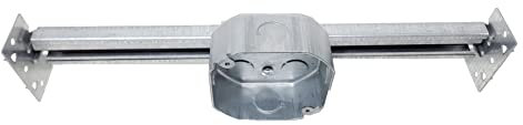 Sealproof Fan Brace - Electrical Box and Support Bar for Ceiling Fans and Light Fixtures, New Installations and Remodels