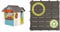 Smoby 810403 – Chef Haus - Multifunktionshaus für Kinder für drinnen und draußen, Restaurant, Spielhaus und Kaufmannsladen für Jungen und Mädchen ab 2 Jahren & 810907 Bodenplatten-Set mit Klicksystem
