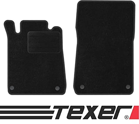 TEXER Textil Fußmatten Passend für Mercedes-Benz SLK R170 Bj. 1996-2004 ANTHRAZIT
