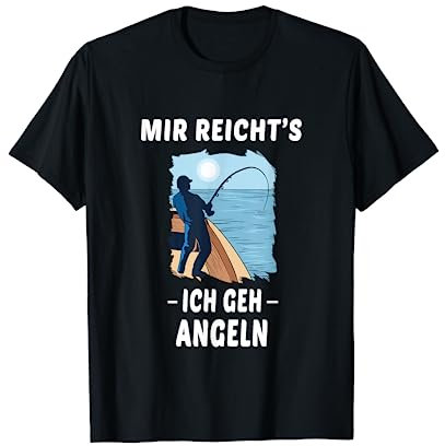 Mir Reichts Ich Geh Angeln Angler Spruch T-Shirt