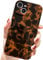 AMART for iPhone 14 Case Cute, Leopard Tortoise Shell Animal Print Phone Case Shockproof Bumper Women Girls Cool Protective iPhone Case for iPhone 14 (6.1 inch) ONLY