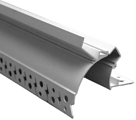 Profilé Aluminium Blanc 2m pour Ruban LED simple pour Faux-Plafond - SILAMP