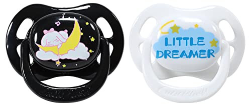 CutiePlusU Adult Sized Schnuller für Erwachsene Babys-Großes Schild 2 Pack(Träumer&Kaninchen)