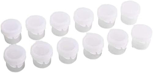 Home Avenue Mini Paint Colour Mixing Pot with Caps - 12 x 3ml - Model Paint - Mixing Cups