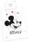 Herding Mickey Mouse Disney Bed Linen, Pillowcase 40 x 60 cm with Reversible Motif, Duvet Cover 100 x 135 cm, with Zip, 100% Cotton