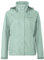 VAUDE Regenjacke Damen Escape Bike Light dusty fern, wasserfeste Outdoor-Jacke, atmungsaktive Fahrradjacke mit Kapuze im Kragen, Klimaschonende Wanderjacke, 38