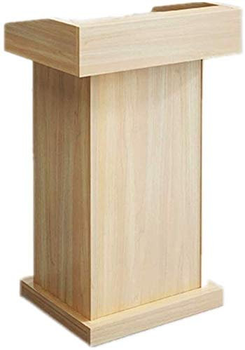 CNBYDK Rednerpult-Podiumständer, Rednerpult-Podiumständer, Rednerpult-Podiumtisch, Empfangstisch, Rednerpultständer aus Holz, Rednerpult, Rednerpult, Kirchenpult, Präsentationsp