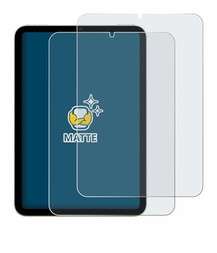 BROTECT Protector Pantalla Anti-Reflejos para Apple iPad Mini 7 2024 (2 Unidades) Película Mate Anti-Huellas