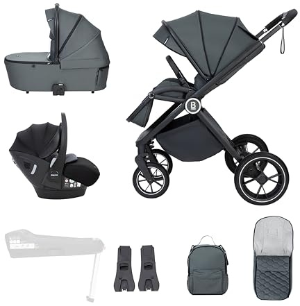 Kai Travel System Pecan Car Seat - Forest Grey