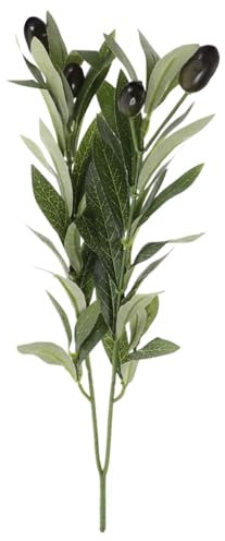 Alipis Ramo Di Ulivo Artificiale Con Di Oliva, 4 Steli Realistici Per Decorazione Interna, Diy E Composizioni Floreali, Pianta Finta Verde Per Casa E Ufficio