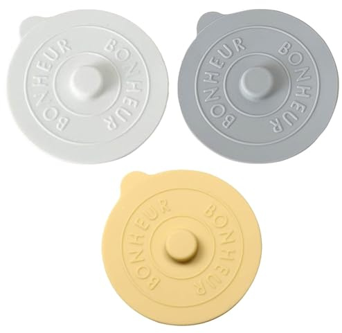 3 Pcs Silicone Lids, Drink Cup Cover, Anti-Dust Lid, Silicone Tea，Drink Cover,Water, Universal Cup Lids, for Home, Outdoors, Mug, Coffee, Wine Glass