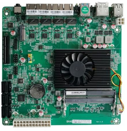Cpolebev N5105 Motherboard for NAS System Soft Routers N5105 ITX Motherboards with 2.5G Networking Port 6 CPU 11